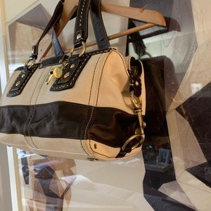 Coach Bags - Rare Coach Hampton’s Andrea 10369 canvas satchel Coach Bags - Rare Coach Hampton’s Andrea 10369 canvas satchel